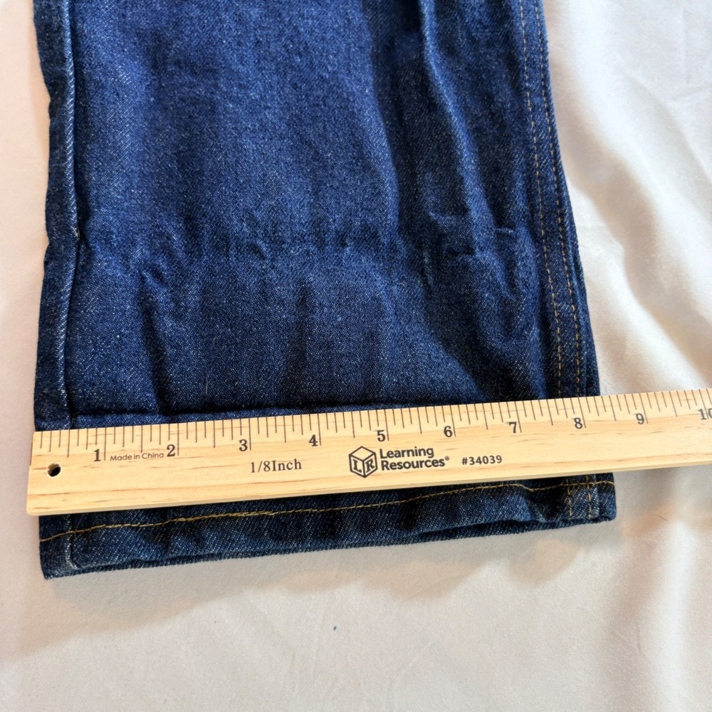 Wrangler Rugged Wear Jeans‎ Mens 40x34 Dark Wash Straight Leg Cotton Made in USA - Picture 9 of 9